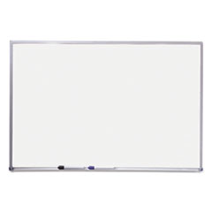 Quartet® Dry Erase Board, Melamine Surface, 24 x 18, Silver Aluminum Frame