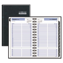 AT-A-GLANCE® DayMinder® Hardcover Daily Appointment Book, 4 7/8 x 7 7/8, Black, 2018