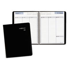 AT-A-GLANCE® DayMinder® Weekly Planner, 6 7/8 x 8 3/4, Black, 2018