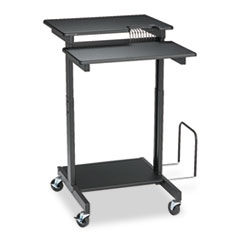 BALT® Web A/V Stand-Up Workstation, 34w x 31d x 44-1/2h, Black