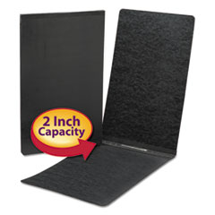 Sold As 1 Each Black Ideal for monthly reports and presentations Smead Products Smead Prong Fastener - PressGuard stock with an emboss Legal - Two-piece style cover compresses material tightly to reduce bulk End Opening PressGuard Report Cover 