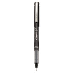 Pilot® Precise V5 Roller Ball Stick Pen, Precision Point, Black Ink, .5mm, Dozen