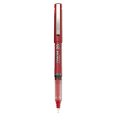 Pilot® Precise V5 Roller Ball Stick Pen, Precision Point, Red Ink, .5mm, Dozen