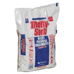 Thrifty-Sorb® All-Purpose Clay Absorbent, 40 lb, Poly-Bag, 50/Carton
