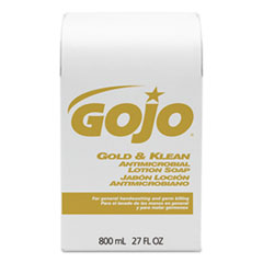 GOJO® Gold and Klean Lotion Soap Bag-in-Box Dispenser Refill, Floral Balsam, 800 mL