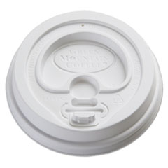 Green Mountain Coffee® Plastic Lids for Paper Hot Cups, Gourmet Domed, Fits 10 oz to 16 oz, White, 500/Carton