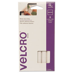 Velcro® Sticky Fix Tak, 6 Bars/Pack, White