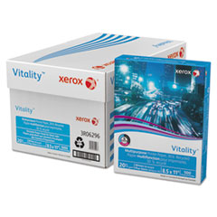 xerox™ Vitality 30% Recycled Multipurpose Paper, 92 Bright, 20lb, 8.5 x 11, White, 500/Ream
