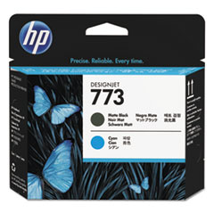 HP HP 773, (C1Q20A) Cyan/Matte Black Printhead
