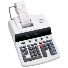 Canon® CP1200DII 12-Digit Commercial Desktop Printing Calculator, BK/RD Print, 4.3L/Sec