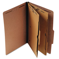 Universal® Six-Section Classification Folder with Pockets