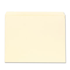 Universal® File Folders, Straight Cut, One-Ply Top Tab, Letter, Manila, 100/Box