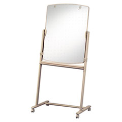 Large Reversible Total Erase Mobile Easel, Whiteboard, 6' x 4