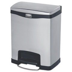 Rubbermaid® Commercial Slim Jim® Stainless Steel Step-On Container