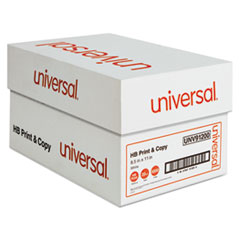 Universal® Multipurpose Paper, 96 Bright, 20 lb Bond Weight, 8.5 x 11, White, 500 Sheets/Ream, 10 Reams/Carton