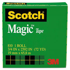 Scotch® Magic Tape Refill, 3/4" x 2592", 3" Core, Clear