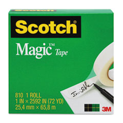 Scotch® Magic Tape Refill, 1" x 1296", 1" Core, Clear