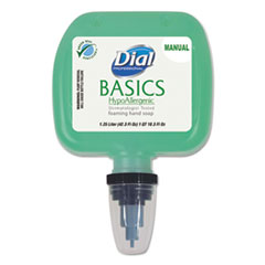 Dial® Professional Basics Hypoallergenic Foaming Hand Wash, Honeysuckle, 1.25 L, 3/Carton