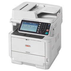 Oki® MB562W Monochrome Wireless Multifunction Laser Printer, Copy/Fax/Print/Scan