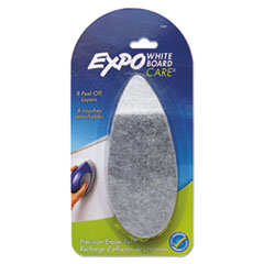 EXPO® White Board CARE Dry Erase Precision Eraser Refill, Eight Peel-Off Layers, 2.25" x 6"