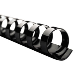 Swingline® GBC® CombBind Standard Spines, 1-1/2" Diameter, 330 Sheet Capacity, Black, 100/Box