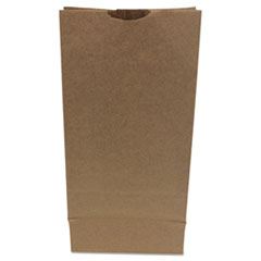 General Grocery Paper Bags, 50 lbs Capacity, #10, 6.31"w x 4.19"d x 13.38"h, Kraft, 500 Bags