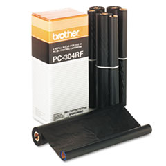 Brother PC304RF Thermal Transfer Refill Rolls, 4/BX