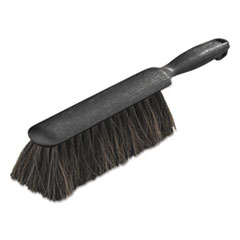 Carlisle Counter/Radiator Brush, Black Horsehair Blend Bristles, 8" Brush, 5" Black Handle