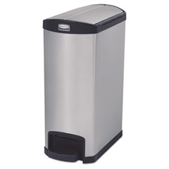 Rubbermaid® Commercial Slim Jim® Stainless Steel Step-On Container