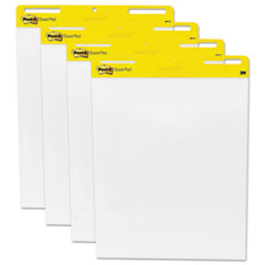 Post-it® Easel Pads Self Stick Easel Pads, 25 x 30, White, 4 30 Sheet Pads/Carton