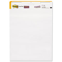 Post-it® Easel Pads Self Stick Wall Easel Unruled Pad, 25 x 30, White, 30 Sheets, 2 Pads/Carton