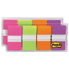 Post-it® Flags Page Flags in Portable Dispenser, Bright, 160 Flags/Dispenser