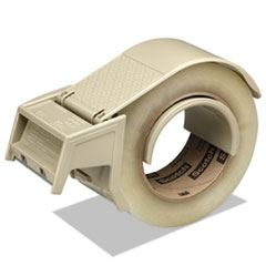 Scotch® Compact and Quick Loading Dispenser for Box Sealing Tape, 3" Core, For Rolls Up to 2" x 50 m, Gray
