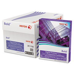 xerox™ Bold Digital Printing Paper, 100 Bright, 28lb, 8.5 x 11, White, 500/Ream