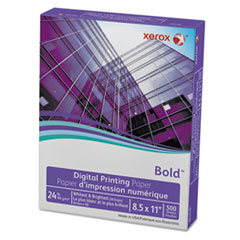 xerox™ Bold Digital Printing Paper, 98 Bright, 24 lb Bond Weight, 8.5 x 11, White, 500/Ream