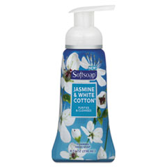Softsoap® Sensorial Foaming Hand Soap, 8 oz Pump Bottle, Jasmine & White Cotton, 6/Carton