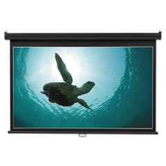 Quartet® Wide Format Wall Mount Projection Screen, 45 x 80, White