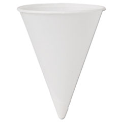 Dart® Cone Water Cups, Cold, Paper, 4 oz, White, 200/Pack