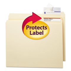 Smead® Seal & View File Folder Label Protector, Clear Laminate, 3-1/2x1-11/16, 100/Pack