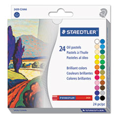 Staedtler® Oil Pastels, 24-Color Set, Assorted, 24/Pack
