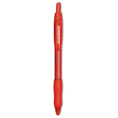 Paper Mate® Profile Ballpoint Pen, Retractable, Bold 1.4 mm, Red Ink, Red Barrel, Dozen