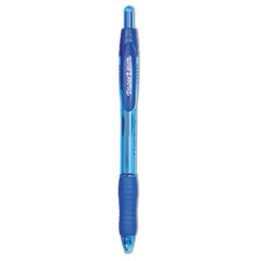 Paper Mate® Profile Ballpoint Pen, Retractable, Bold 1.4 mm, Blue Ink, Blue Barrel, Dozen