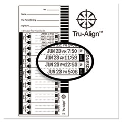 Lathem® Time Time Clock Cards for Lathem Time 1600E, One Side, 4 x 9, 100/Pack