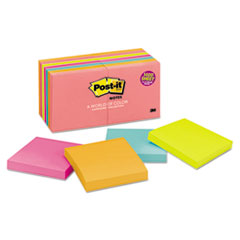 Post-it® Notes Original Pads in Cape Town Colors