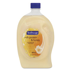Softsoap® Liquid Hand Soap Refill, Milk & Golden Honey, 56 oz Bottle, 6/Carton