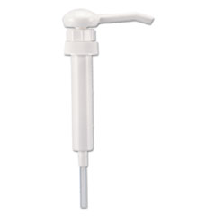 Boardwalk® Siphon Pump, 1 oz/Pump, Plastic, White, 12" Tube, 12/Carton for 1 Gallon Bottles