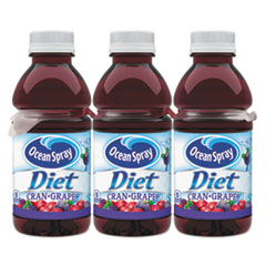 Ocean Spray® Diet Cranberry Juice Drink, Cranberry Grape, 10 oz Bottle, 6/Pack