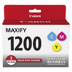Canon® 9232B005 (PGI-1200) Ink, Cyan/Magenta/Yellow