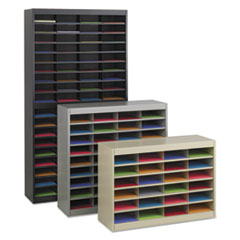 Safco® E-Z Stor® Literature Organizers with Steel Frames and Shelves