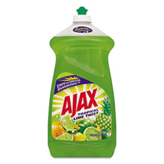 Ajax® Dish Detergent, Lime Scent, 52 oz Bottle, 6/Carton